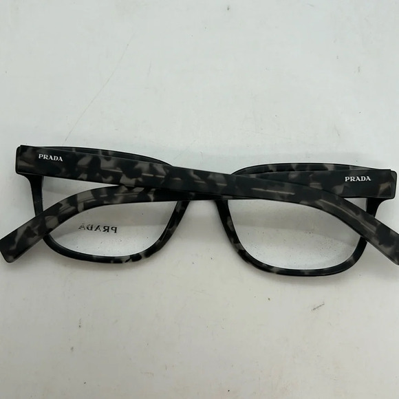 Prada PR 04YV Men’s Eyeglasses Frames RXable VH3101 Matte Grey Tortoise NWT - Picture 8 of 9